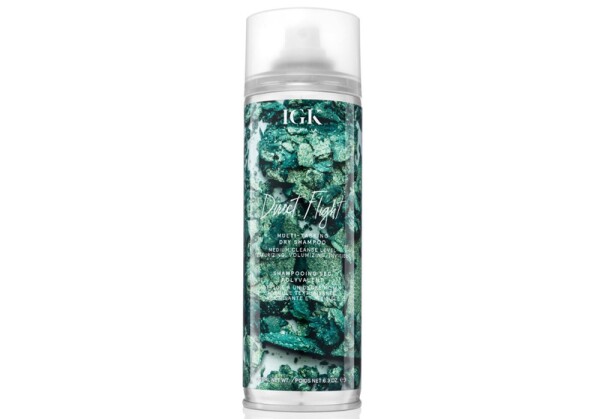 rutina-skincare-belleza-5 minutos-rápida-bloqueador-limpiador-foreo-shampoo en seco-igk