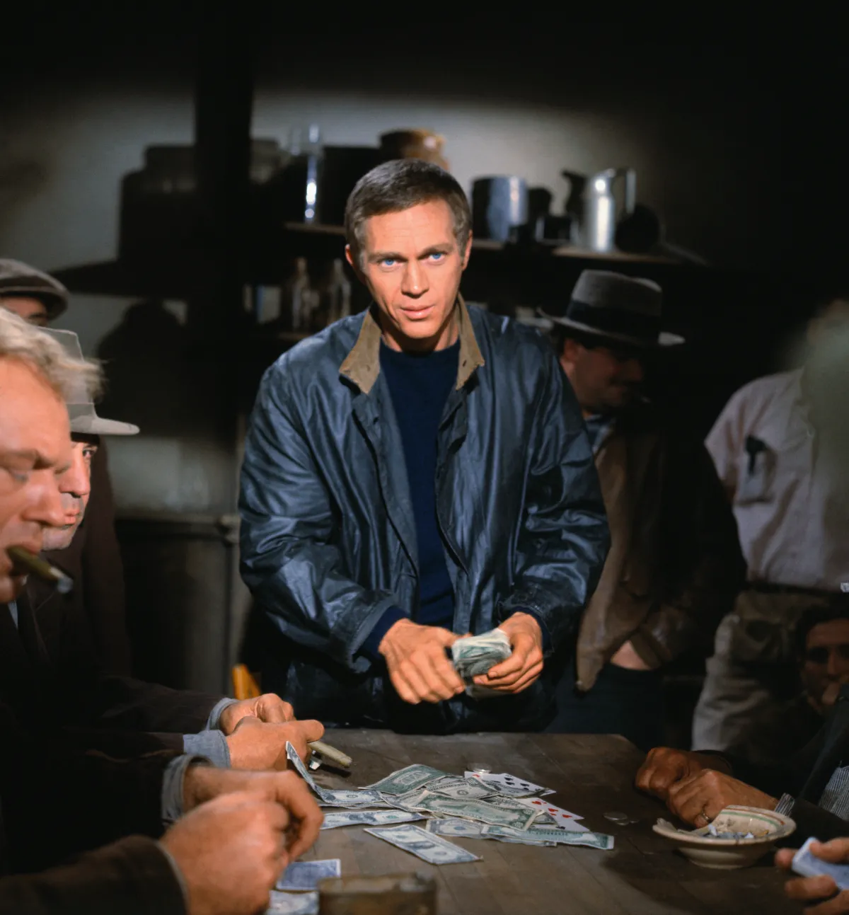 Steve McQueen in The Cincinnati Kid