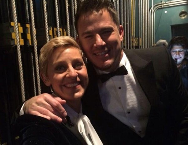 Ellen DeGeneres y Channing Tatum