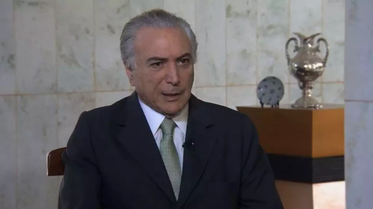 El vicepresidente de Brasil, Michel Temer, asegura que su propuesta es una de reconciliación nacional.