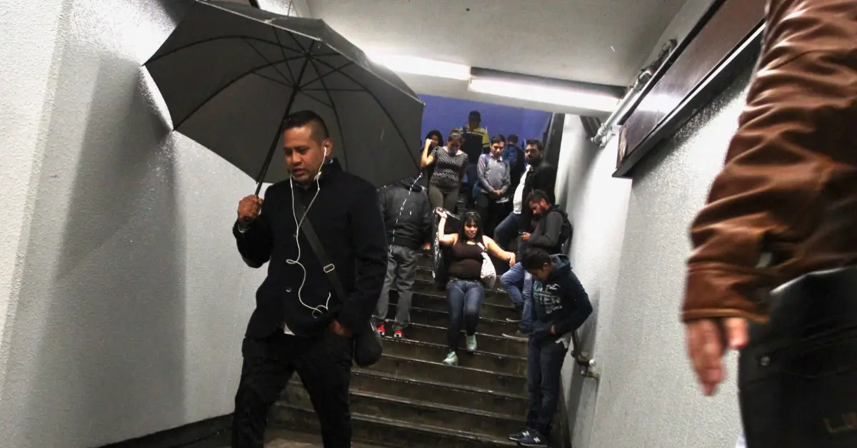El Metro de CDMX sigue este protocolo por las lluvias en la ciudad 