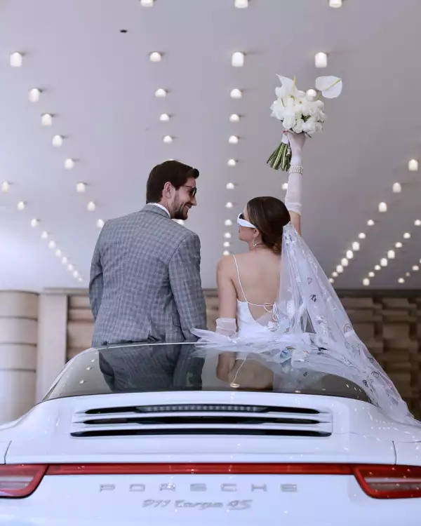 Paulina Goto y Rodrigo Saval se casaron por el civil
