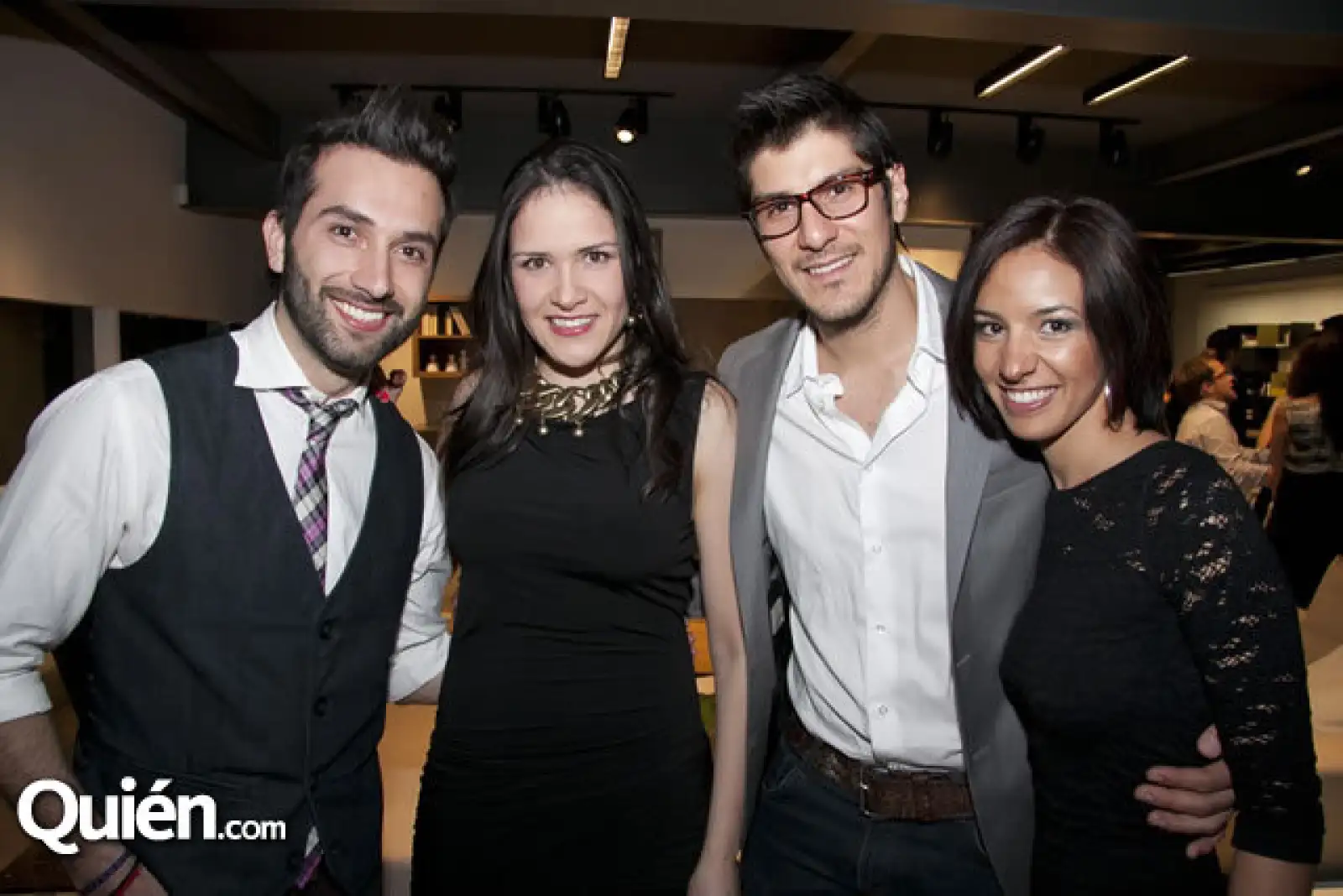Iván Obregón,Adel Fabila,Pablo Bedolla y Tere de la Torre