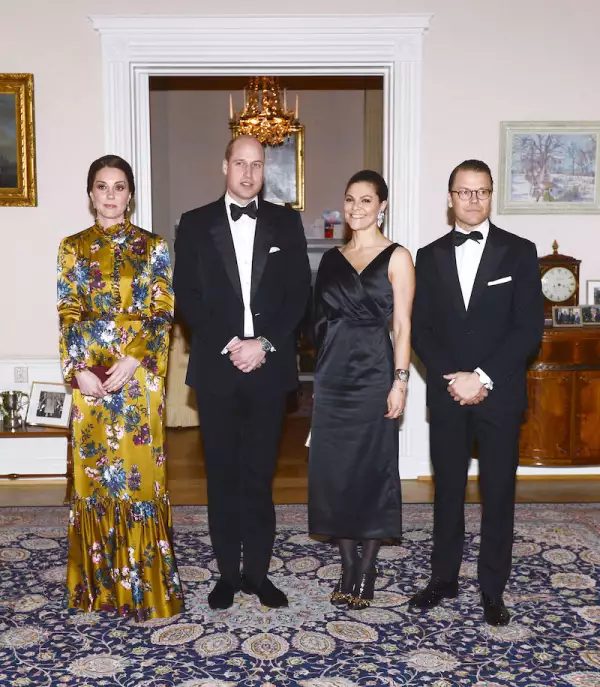 Prince William and Catherine Duchess of Cambridge visit to Sweden - 30 Jan 2018