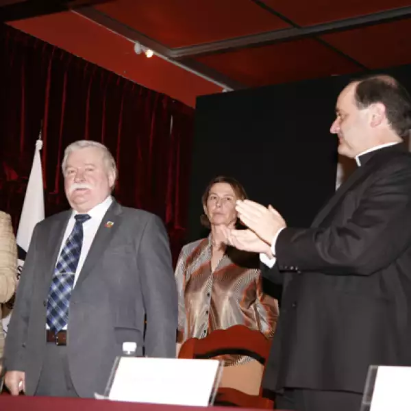 Lech Walesa en la Anáhuac