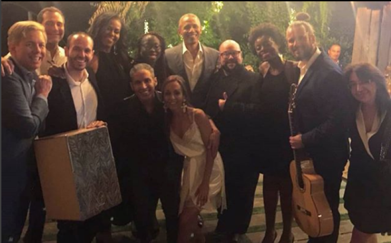 Los Obama y amigos