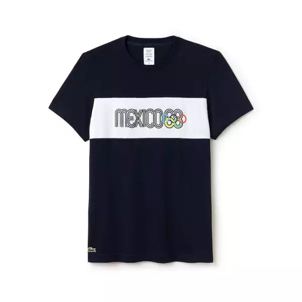 T-shirt negra México 68