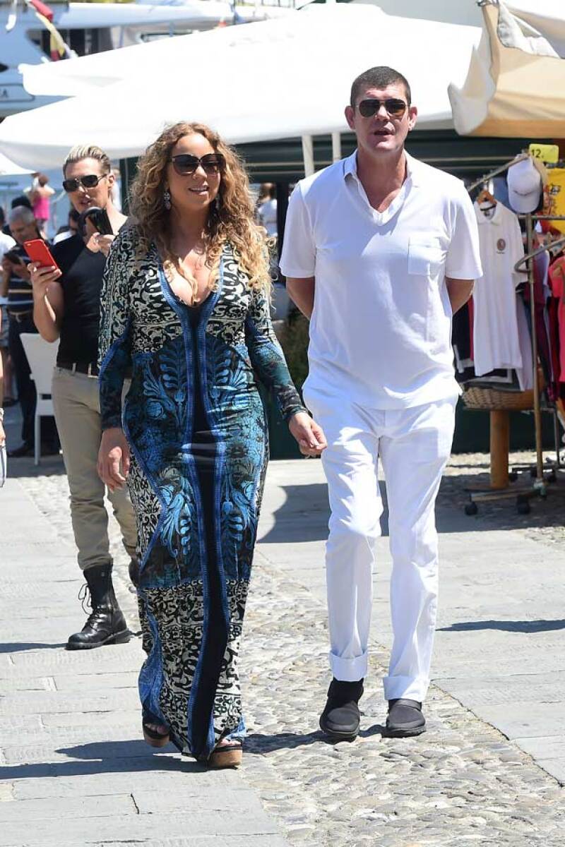 La pareja ha sido captada de vacaciones en Portofino, Italia.