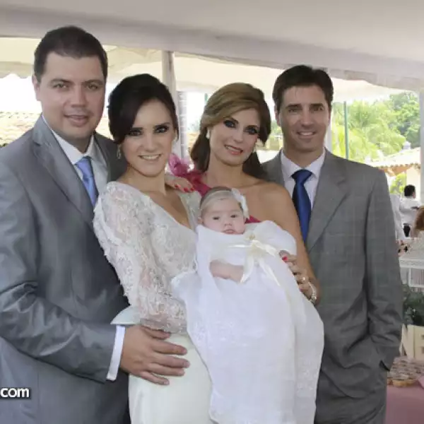 Rodrigo Gallardo, Angélica Venegas, Mónica Gallardo de Barreiro, Víctor Barreiro e Inés Gallardo