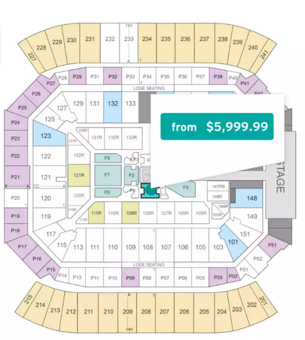 WWE Venue Map
