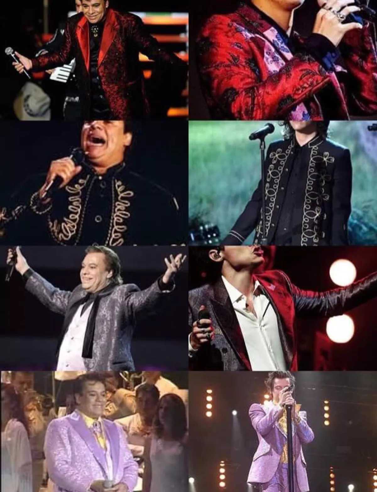 Internautas comparan a Harry Styles con Juan Gabriel 