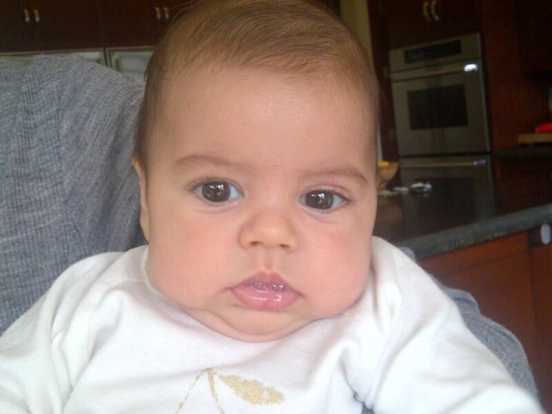 Milan tiene tres meses de nacido.