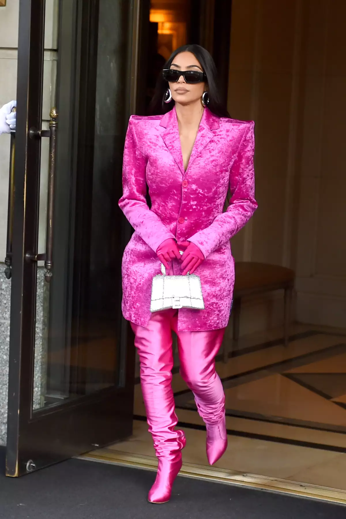 Kim Kardashian leaving the The Ritz-Carlton, New York, USA - 07 Oct 2021