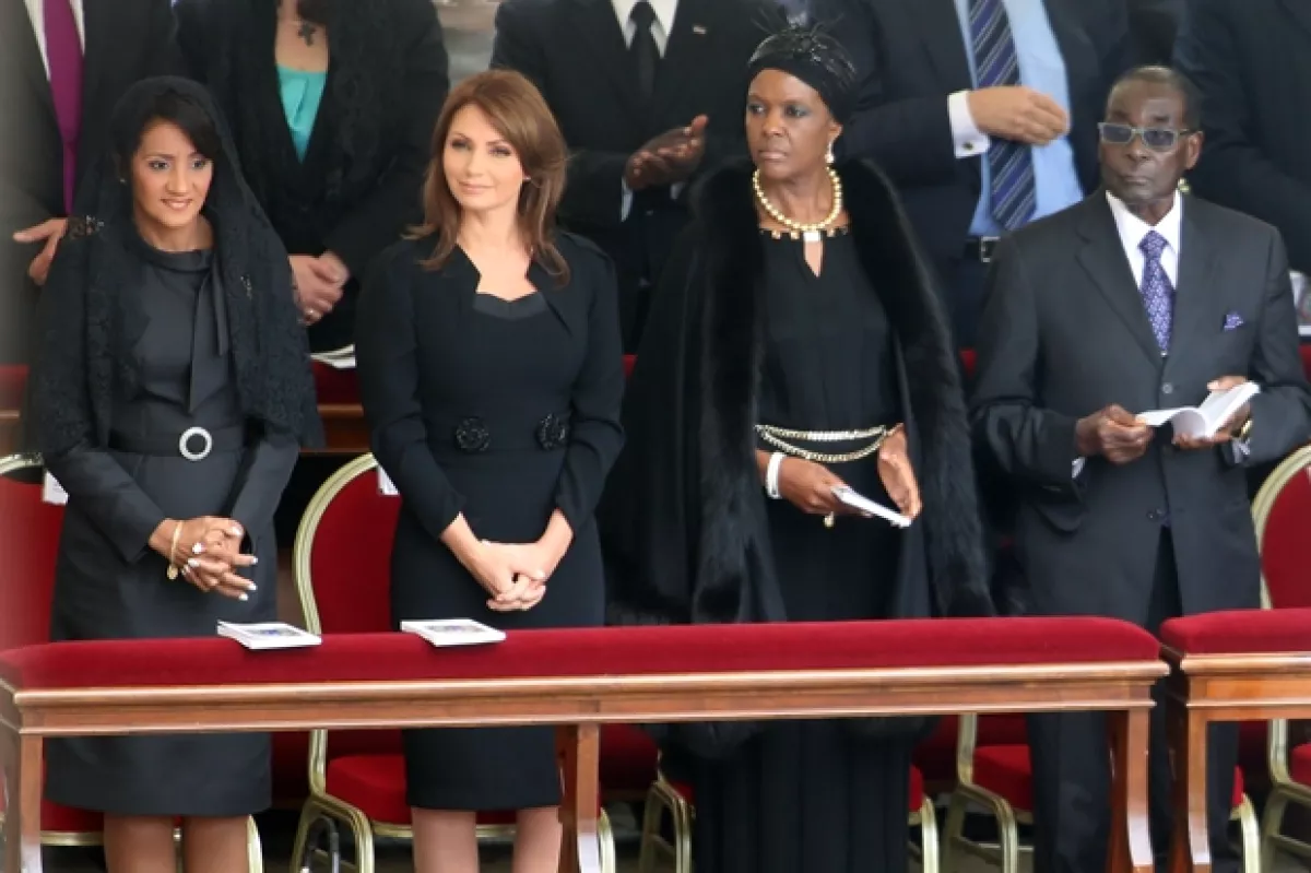 La primera dama vistió con sobriedad para la ocasión.