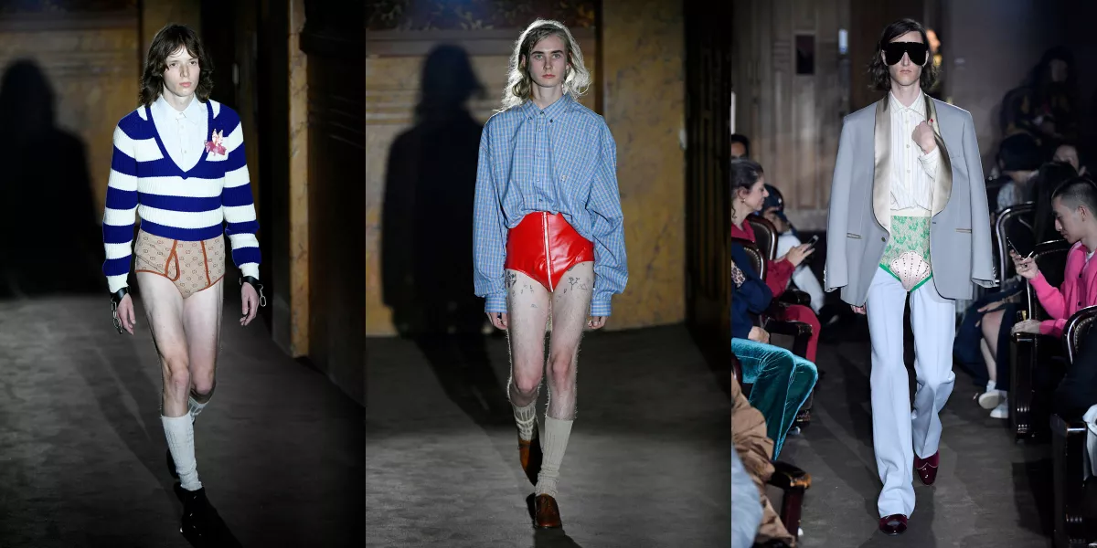 Gucci show, Runway, Spring Summer 2019, Paris Fashion Week, France - 24 Sep 2018