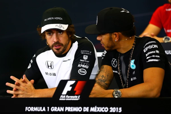 El piloto español Fernando Alonso en rueda de prensa en nuestro país.