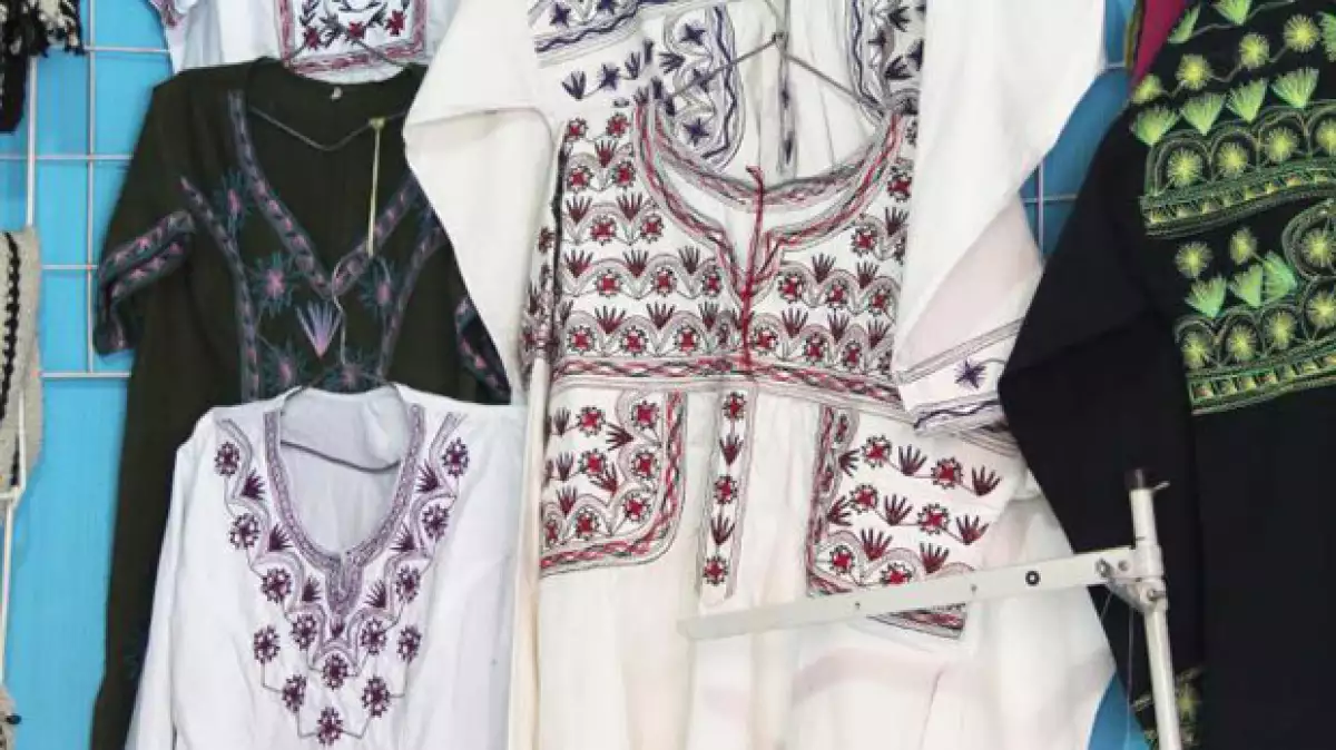 Este es el bordado original de la comunidad indígena mixe.