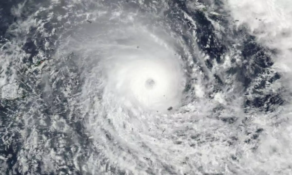 La tormenta más poderosa registrada hasta ahora en el hemisferio sur. (Foto: NASA)