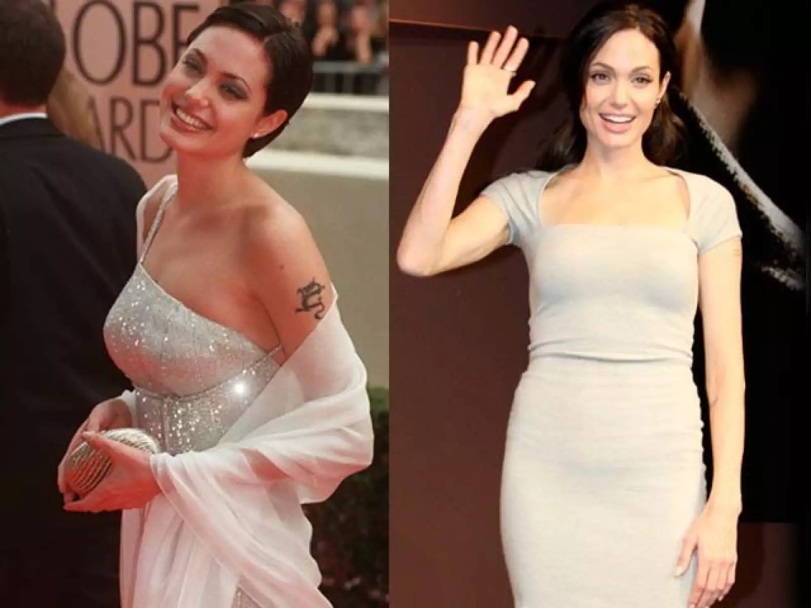 Angelina Jolie siempre ha sido delgada, pero ahora luce mucho más.