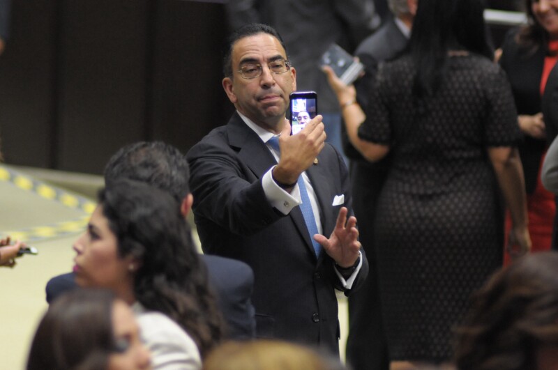 El senador ha polemizado por la manera irónica en la que da la cara por Gali Fayad en las redes sociales. (Foto: Cuartoscuro)