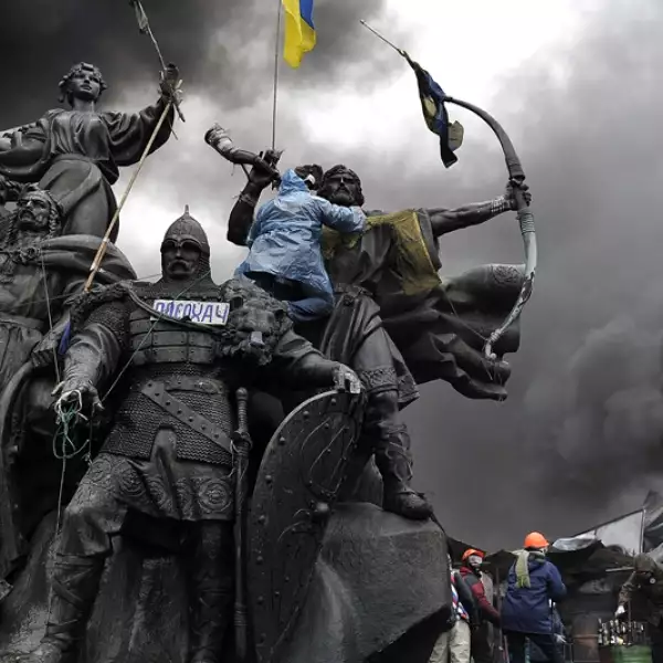 Los disparos se registraron en la plaza de la Independencia, Kiev