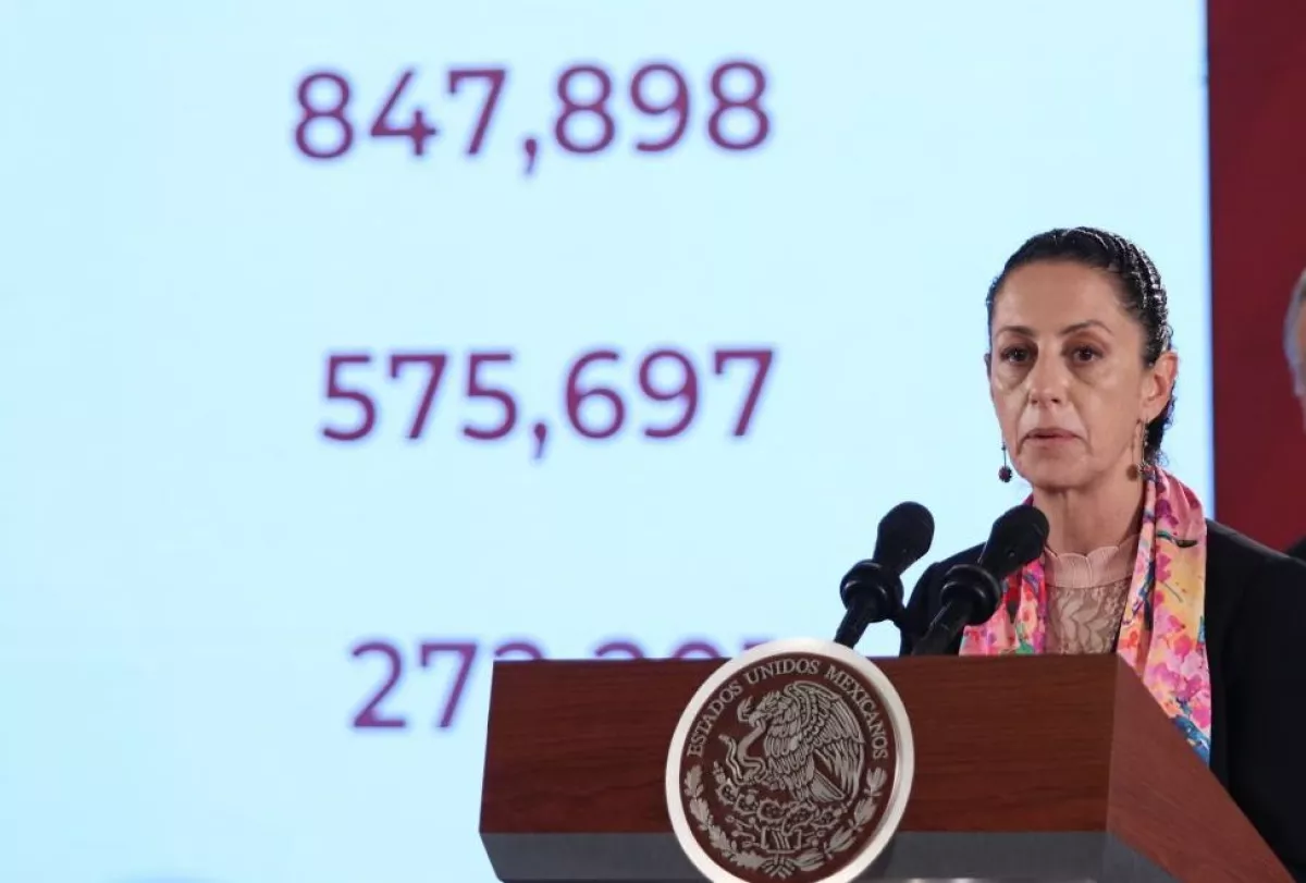 CIUDAD DE MÉXICO, 10SEPTIEMBRE2019.- Claudia Sheinbaum, jefa de Gobierno de la Ciudad de México, durante la conferencia de prensa matutina para informar de la distribución y presupuesto del programa de pensiones a adultos mayores.
FOTO: GALO CAÑAS /CUARTOSCURO.COM