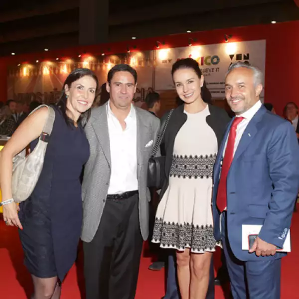 Ana Fuentes, Jaime López, Alejandra Barros y Nicolás Vale