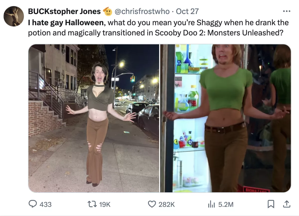 I hate gay halloween