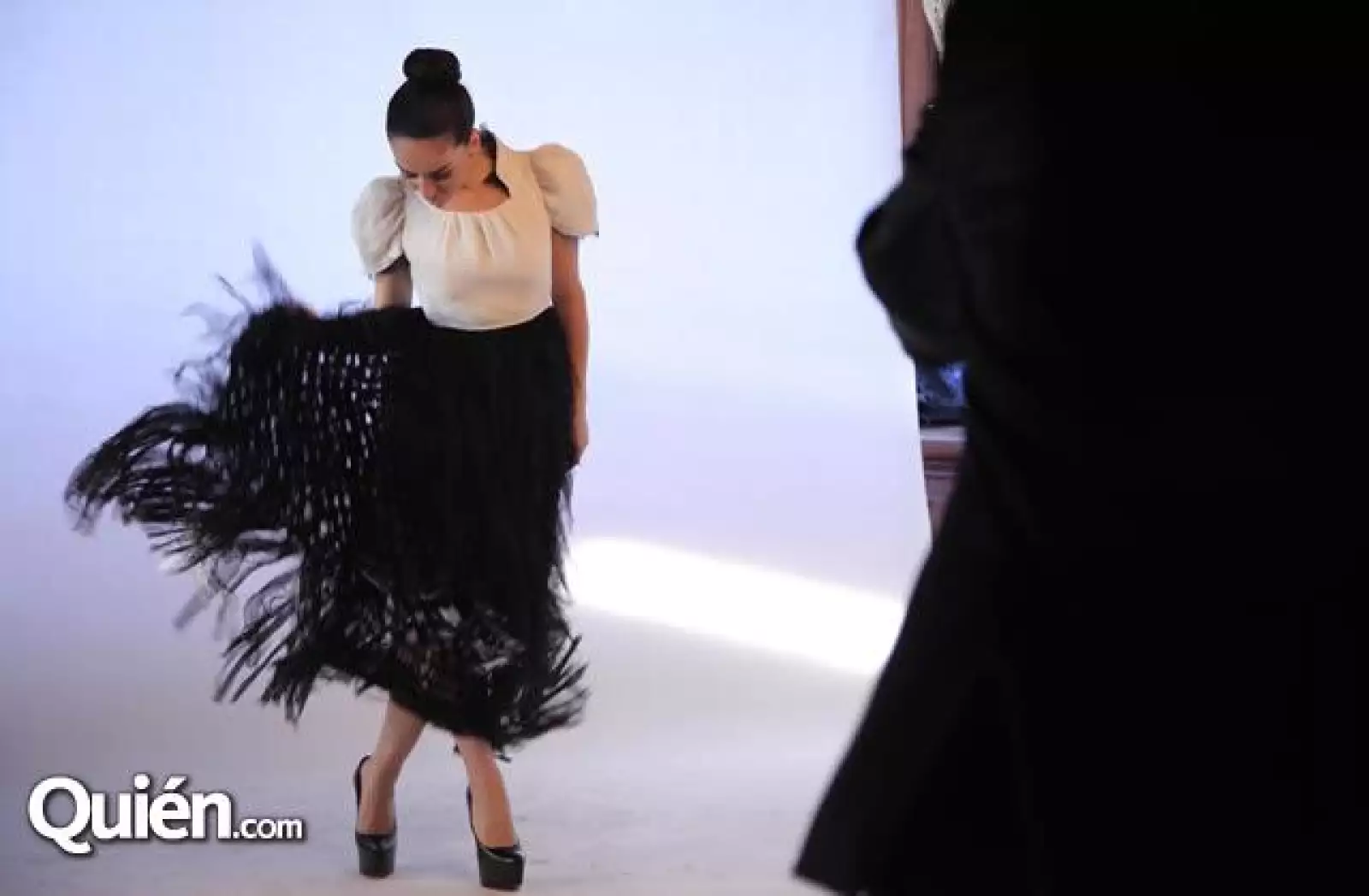 Ana de la Reguera en la sesión.