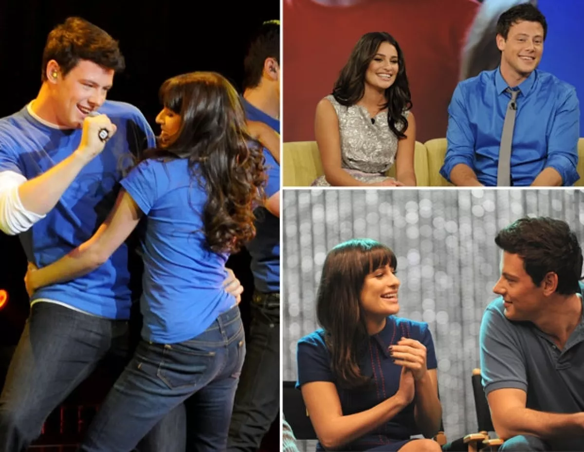 El flechazo se dio en la serie Glee.