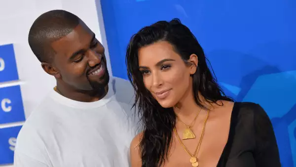 Kanye West y Kim Kardashian.