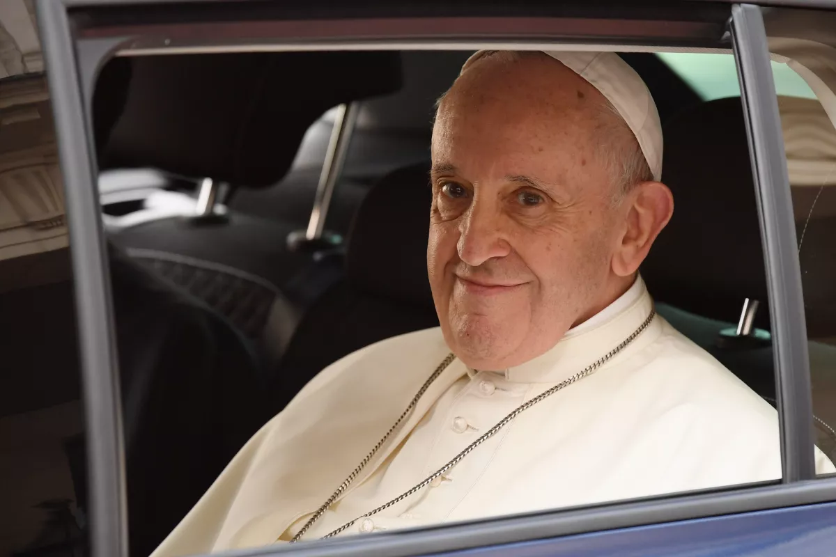 Pope Francis Meets Dignitaries At Dublin Castle