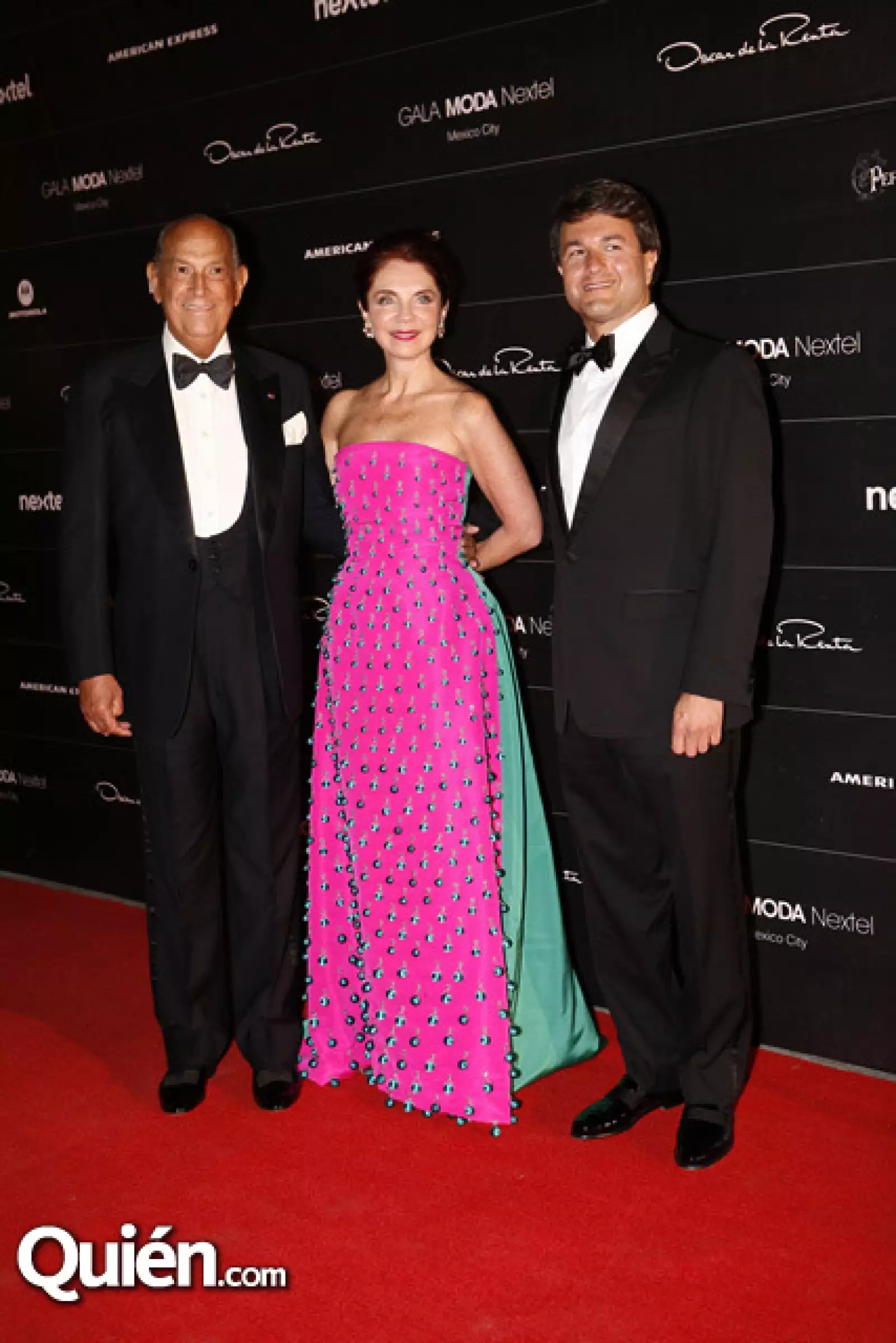 Óscar de la Renta, Lisette Trepaud y Peter Foyo