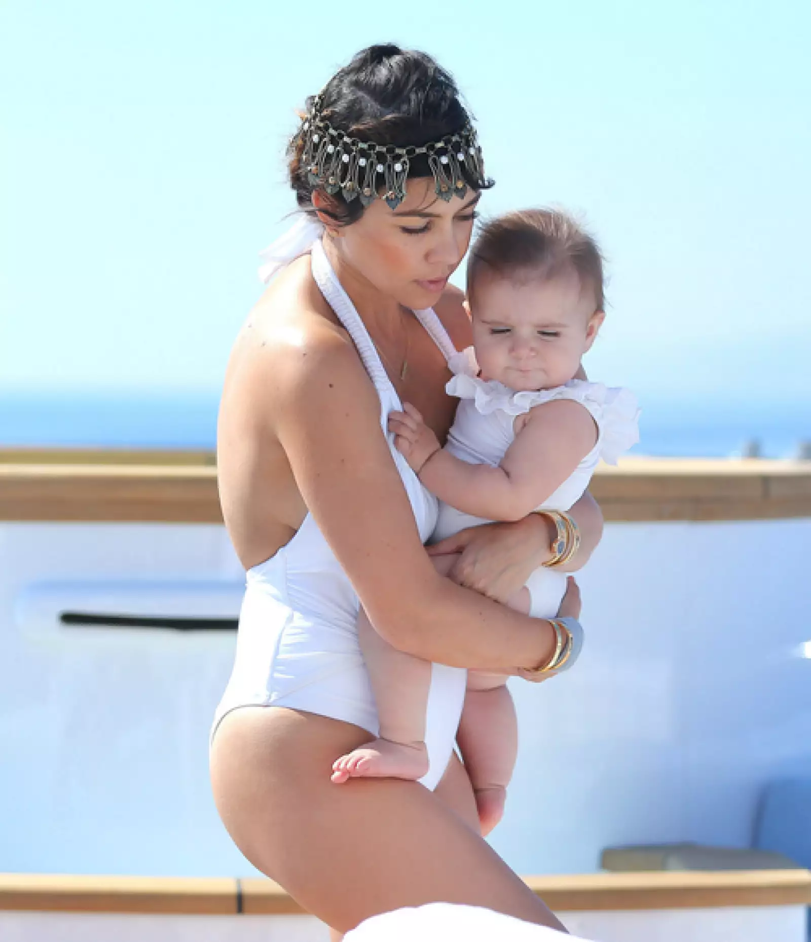 Según lo que ha declarado la hermana mayor de Kim, con Penélope le fue más difícil recuperar su figura que con su primer hijo.