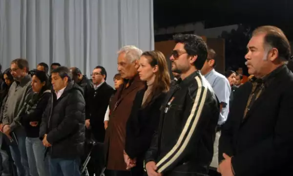 Entre los presentes estuvieron los actores Manuel Ojeda, Laisha Wilkins, Benjamín Cann, Tiaré Scanda y Luis Manuela Ávila.