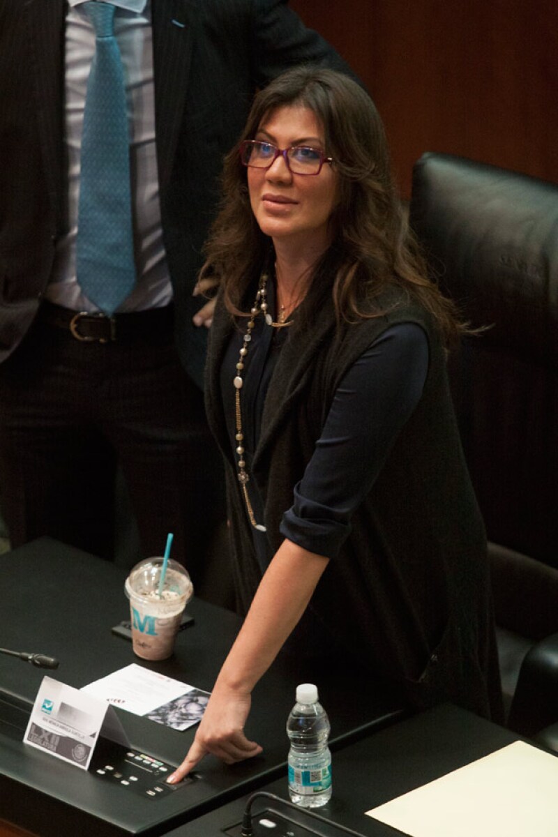 Mónica Arriola era senadora del partido Nueva Alianza.
