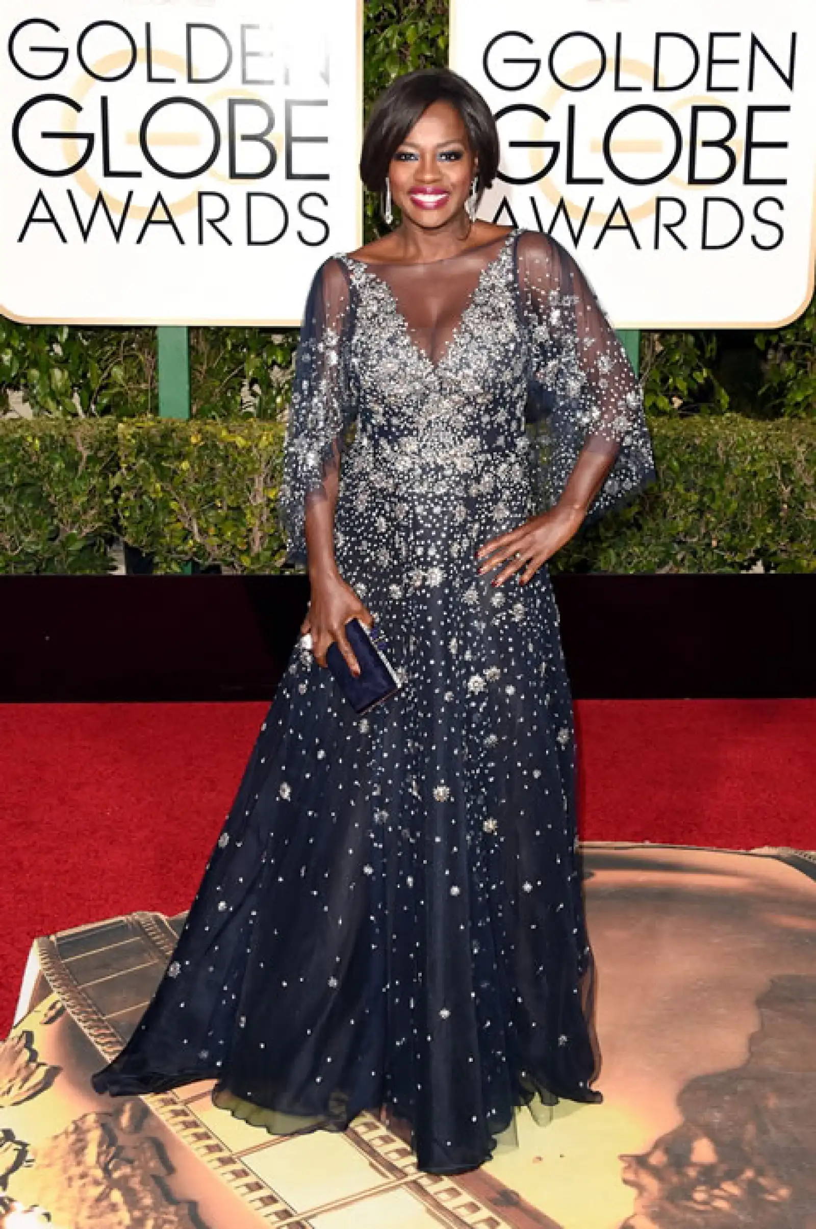Viola Davis en Marchesa.