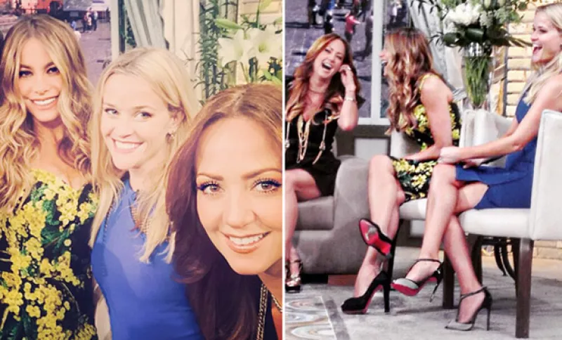 El dúo dinámico finalmente arribó a México para promocionar la cinta "Hot Pursuit", por lo que para su primer día, convivieron con las conductoras durante la emisión del programa Hoy.