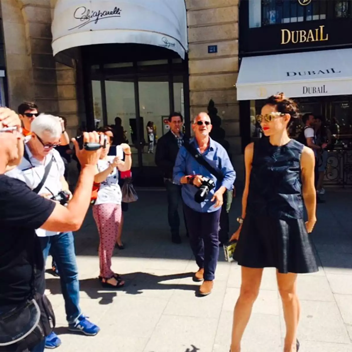 Los fotógrafos de street style amaron su estilo.