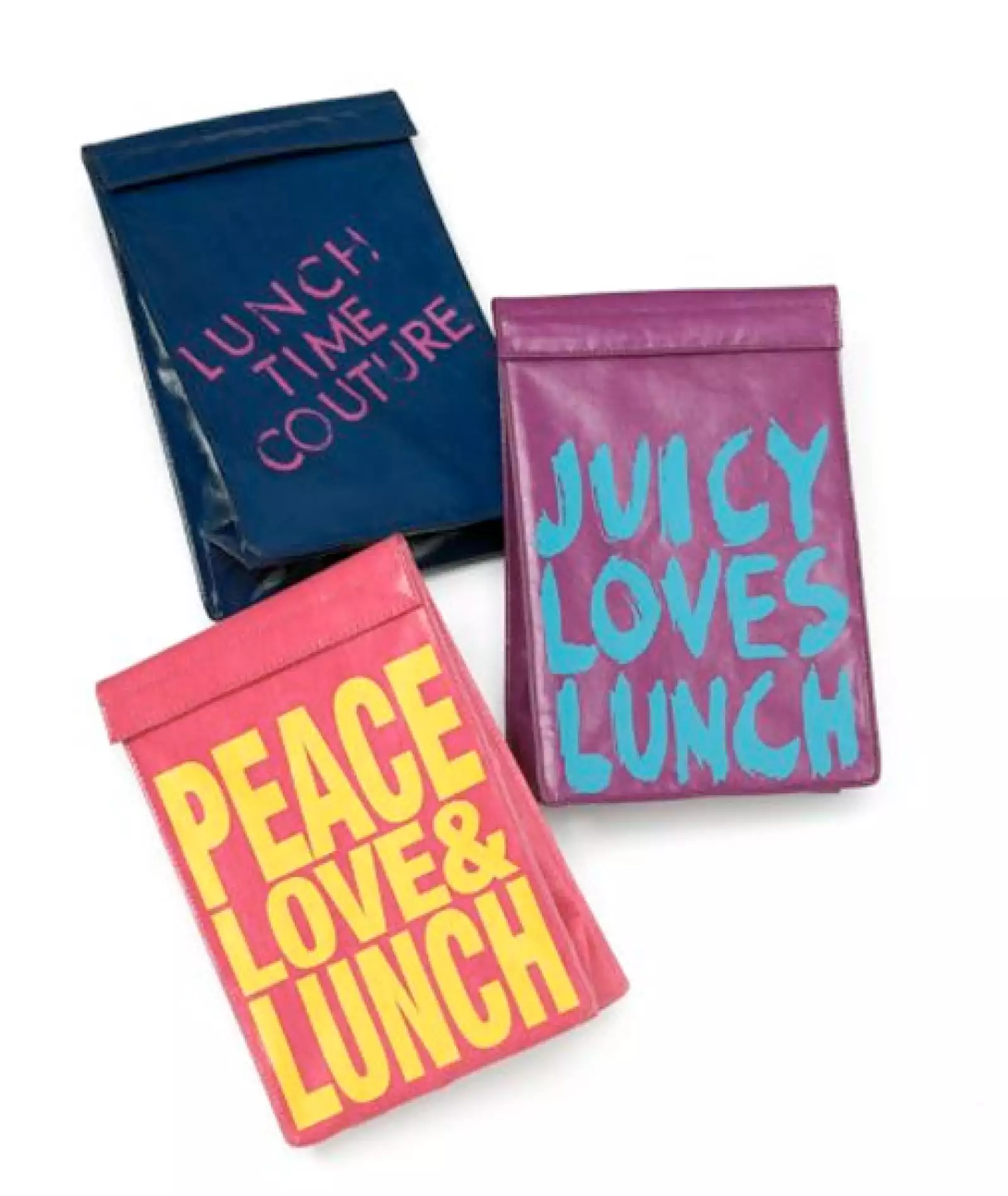 Loncheras cofeccionadas en PVC se sugieren para guardar tu lunch.