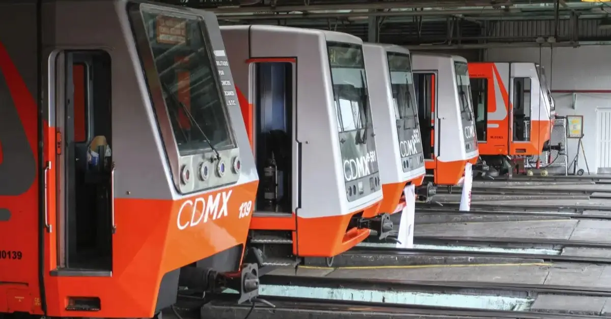 Convoys del metro de la CDMX.