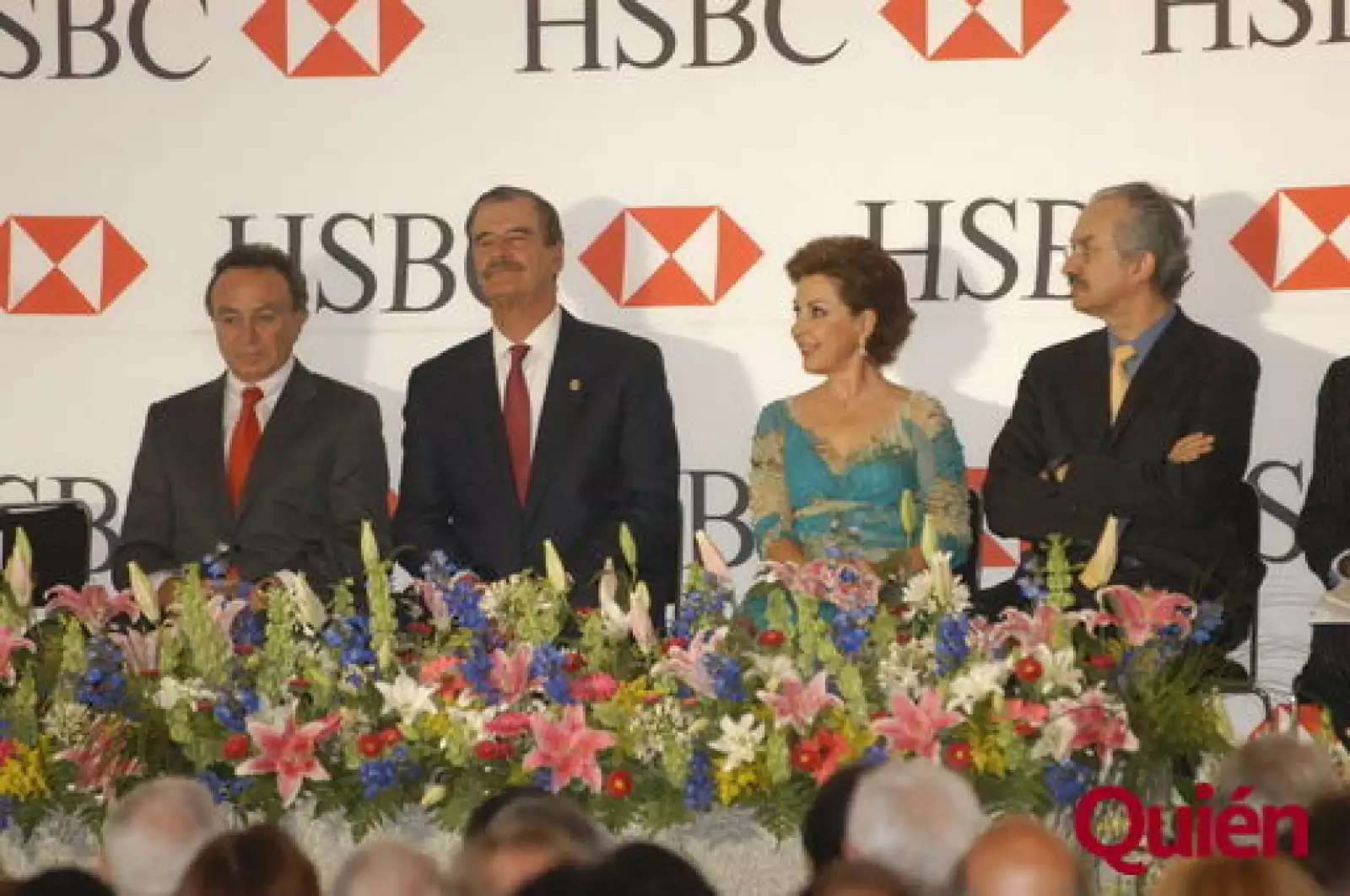 Guillermo Ortiz, Vicente Fox, Marta Sahagún, Francisco Gil