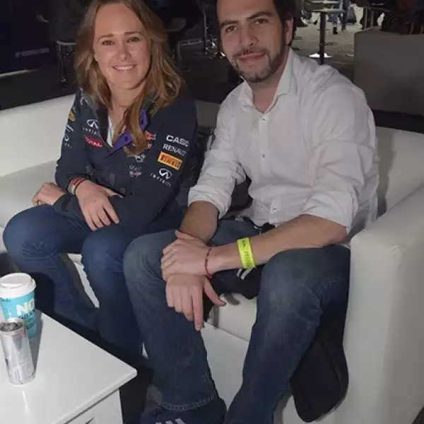 Marion Reilbers y Alex Mendoza.