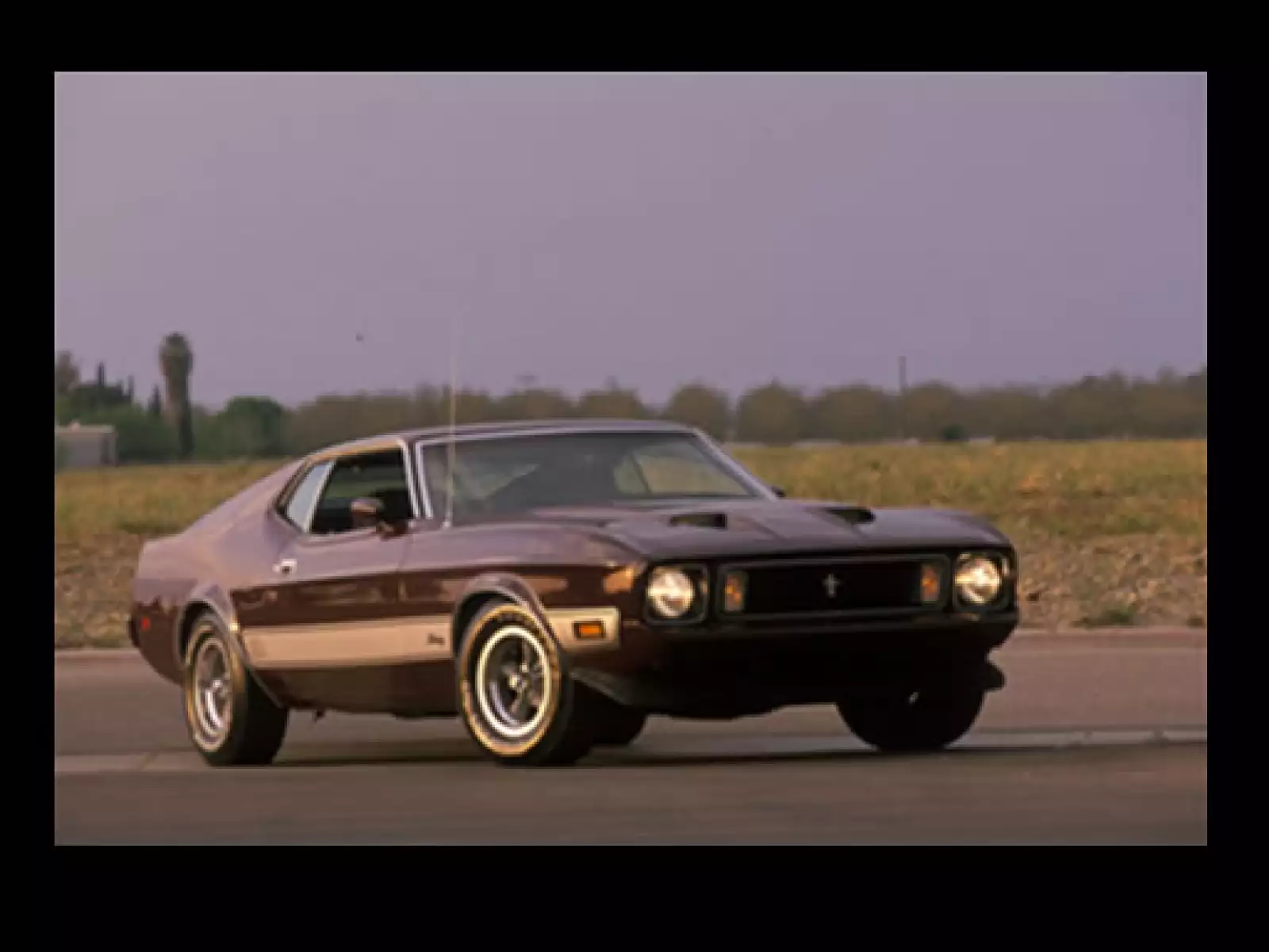 El modelo de 1973 fue el último Mustang con la plataforma Falcon.