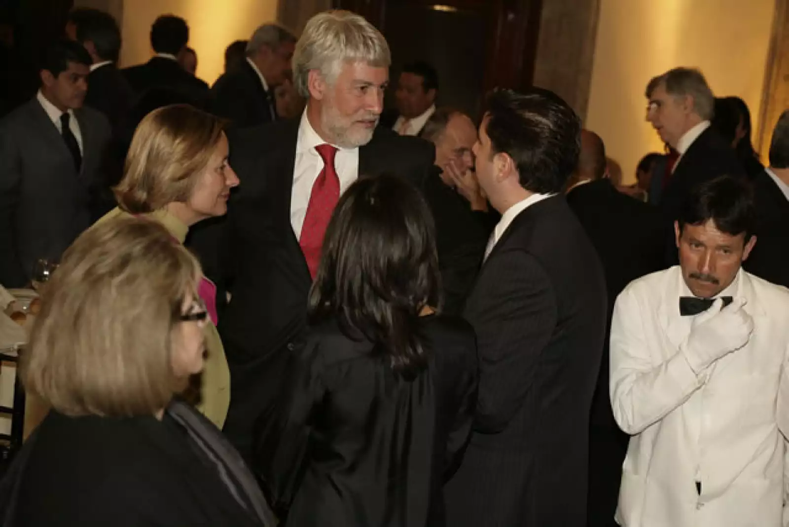 Cena Sarkozy en Palacio Nacional