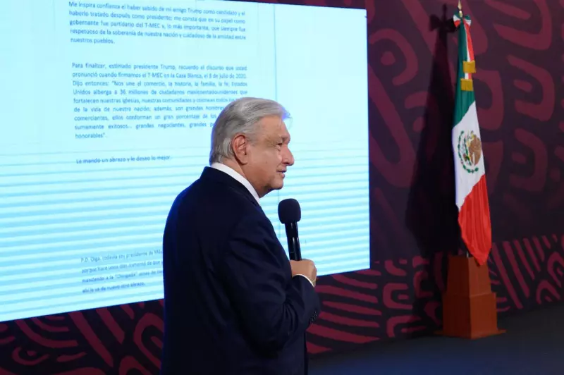 AMLO envía carta a Trump y le pide no mandarlo a La Chingada antes de tiempo