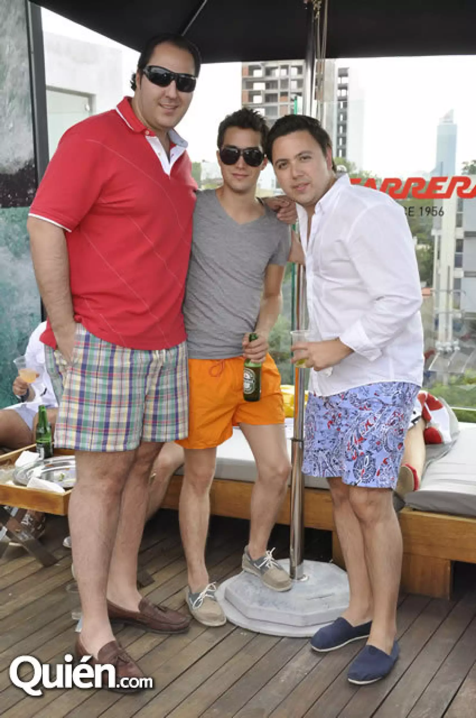 Mario Manfredi, Carlos Díaz y Cristian Frey