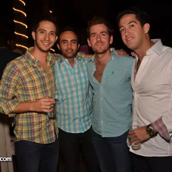 Antonio Feres, Lalo Lassala, Diego Pastor y Miguel Gurumeta