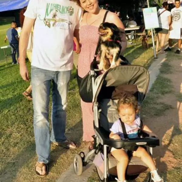 James Sreeves,Paty de Sreeves,Sirena Sreeves y Marlie