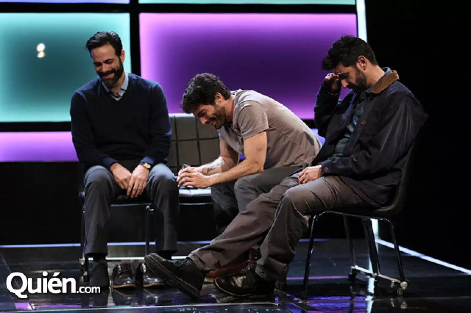 José María Yazpik, Osvaldo Benavides y Luis Roberto Guzmán son los protagonistas de la obra.